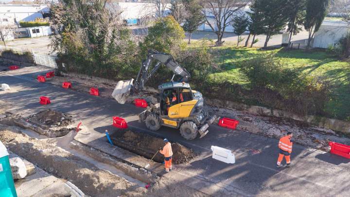 Travaux de terrassement à Salon-de-Provence